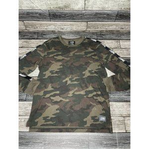 American Eagle Flex Green Camo Long Sleeve Shirt M